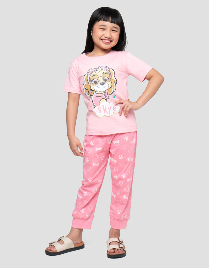 CHARACTER PAW PATROL PAKAIAN SETELAN PIYAMA ANAK PEREMPUAN