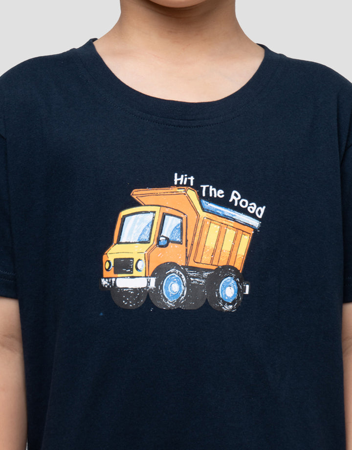 LITTLE M HIT THE ROAD PAKAIAN SETELAN ANAK LAKI-LAKI