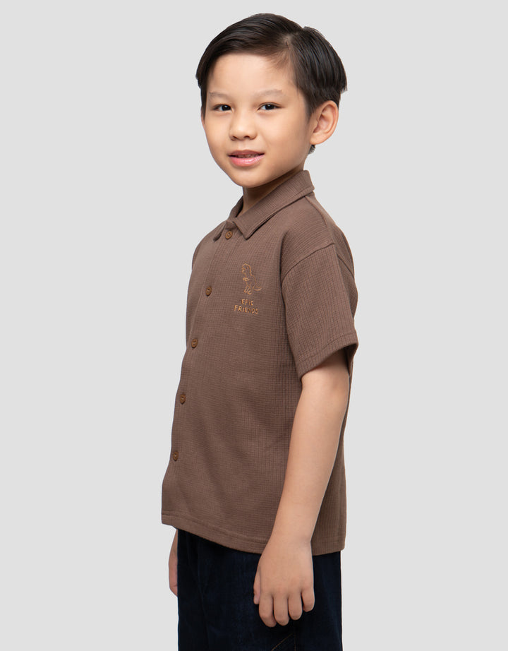 LITTLE M OUTLINE DINO KAOS ANAK LAKI-LAKI
