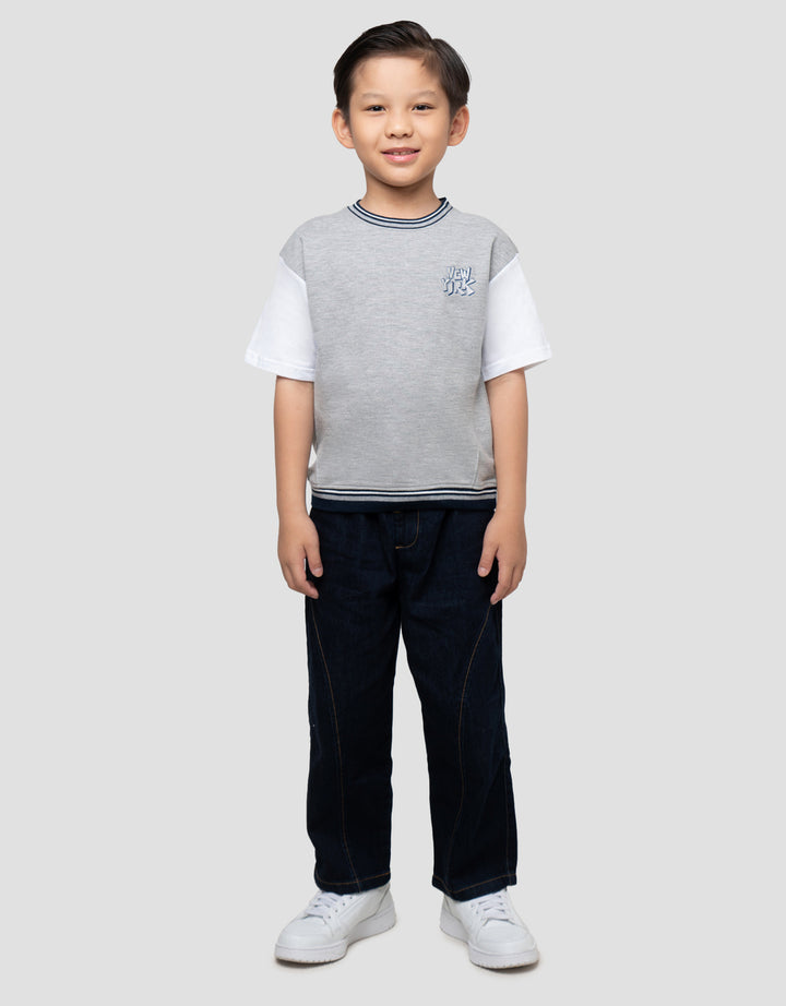 LITTLE M NEW YORK KAOS OVERSIZE ANAK LAKI-LAKI