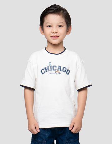 LITTLE M BIST CHICAGO KAOS ANAK LAKI-LAKI