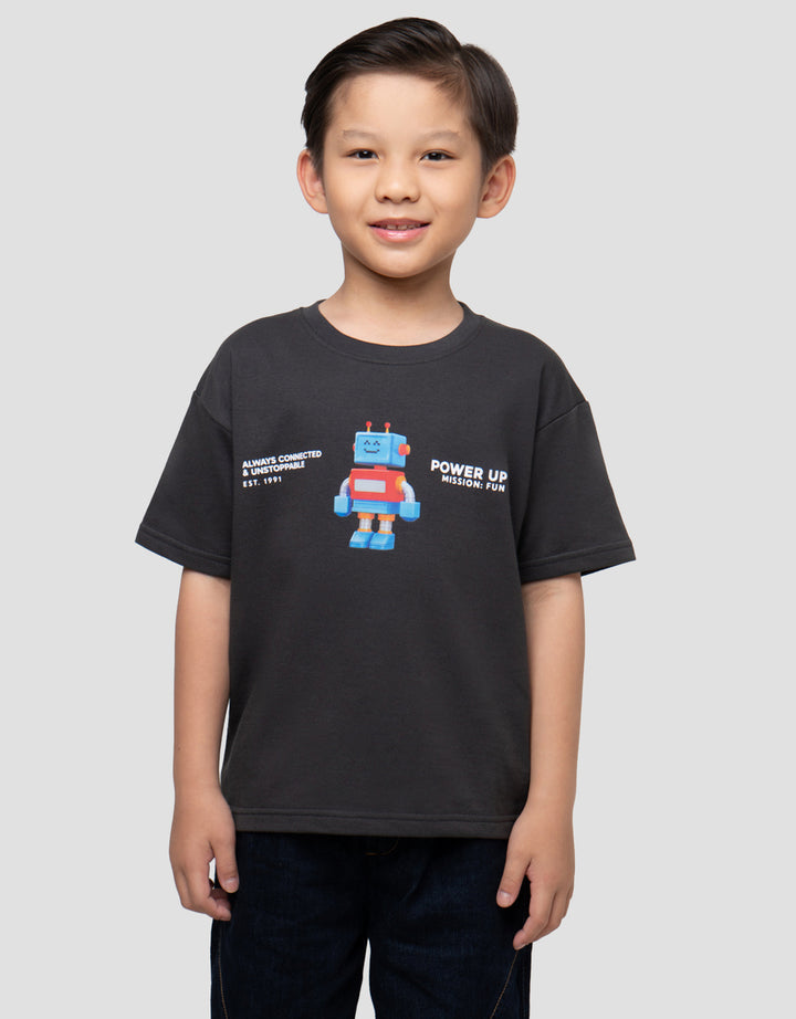 LITTLE M POWER UP KAOS OVERSIZE ANAK LAKI-LAKI