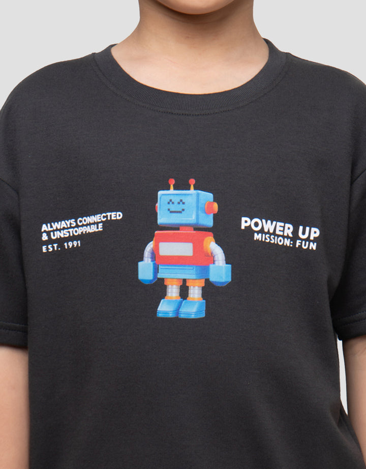 LITTLE M POWER UP KAOS OVERSIZE ANAK LAKI-LAKI