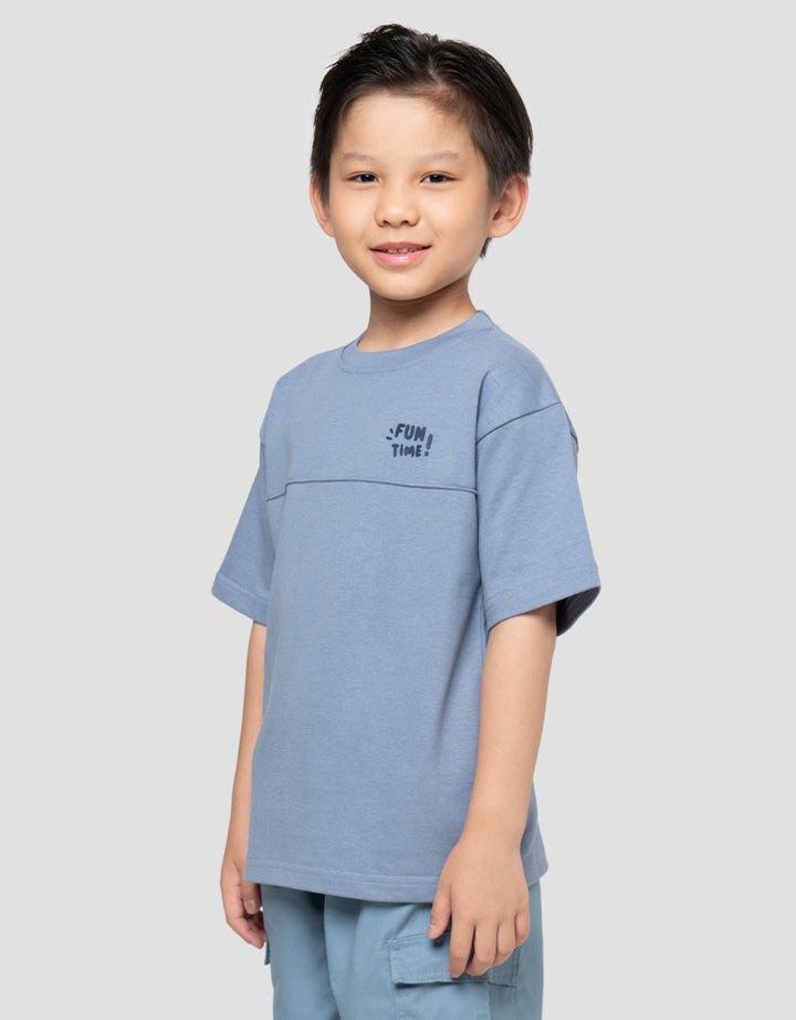 LITTLE M FUN TIME KAOS OVERSIZE ANAK LAKI-LAKI