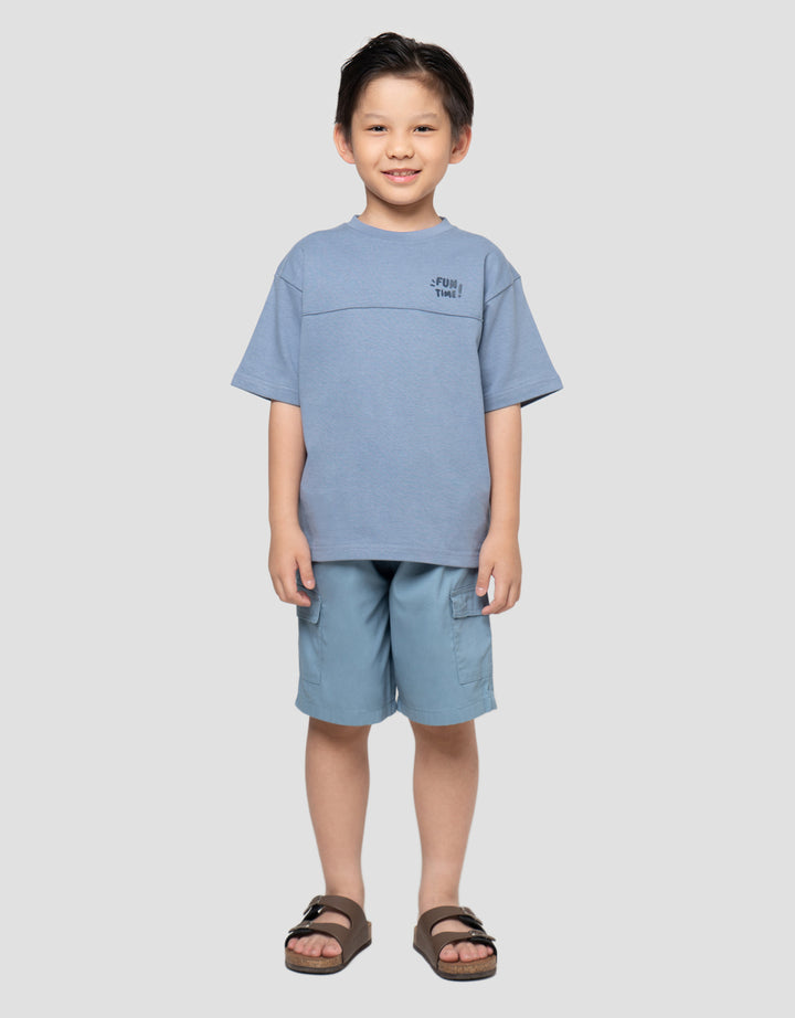 LITTLE M FUN TIME KAOS OVERSIZE ANAK LAKI-LAKI