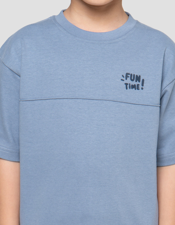 LITTLE M FUN TIME KAOS OVERSIZE ANAK LAKI-LAKI