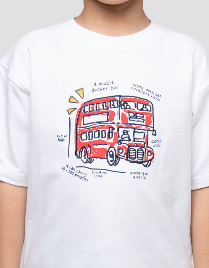 LITTLE M LONDON BUS KAOS OVERSIZE ANAK LAKI-LAKI