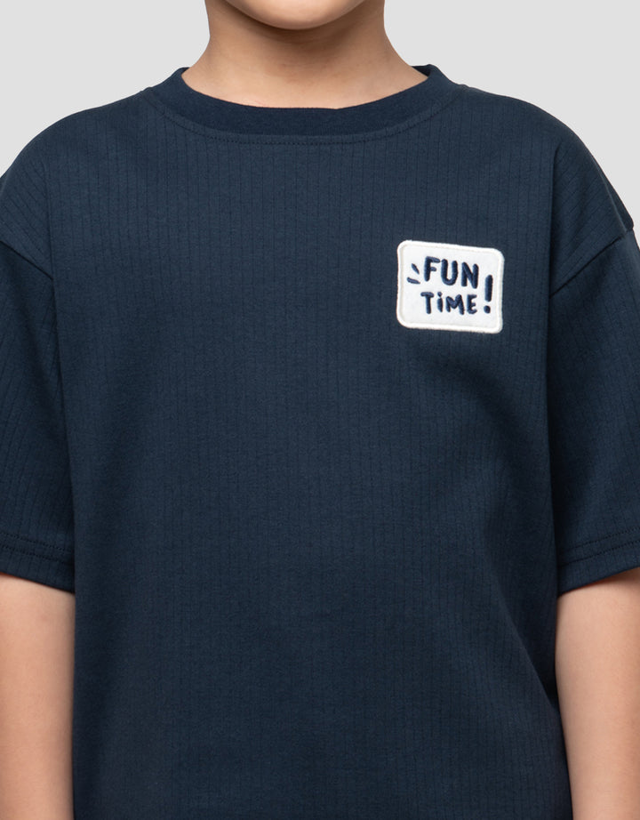 LITTLE M TIME KAOS OVERSIZE ANAK LAKI-LAKI