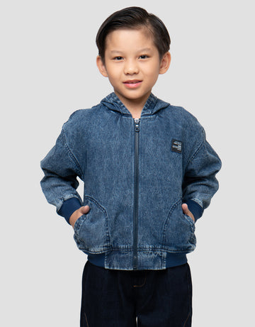 LITTLE M HOODY JAKET JEANS ANAK LAKI-LAKI