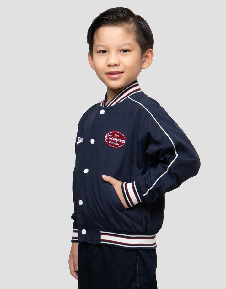 LITTLE M BASEBALL JAKET BOMBER ANAK LAKI-LAKI