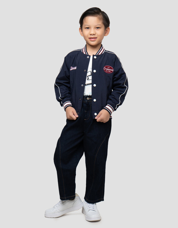 LITTLE M BASEBALL JAKET BOMBER ANAK LAKI-LAKI