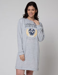 Nevada Midi Dress Lengan Panjang Varsity