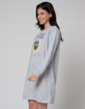 Nevada Midi Dress Lengan Panjang Varsity