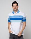 Walrus Kaos Polo Salur Stripe Pria