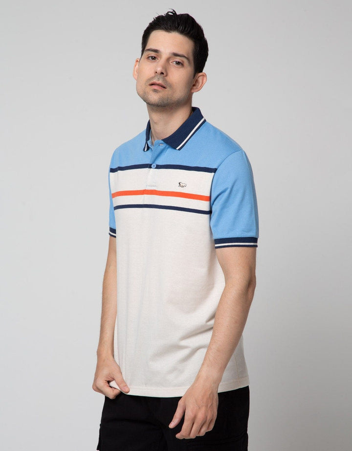 Walrus Kaos Polo Salur Stripe Pria