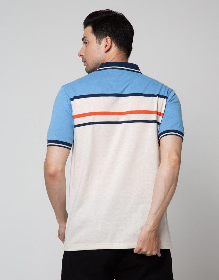 Walrus Kaos Polo Salur Stripe Pria