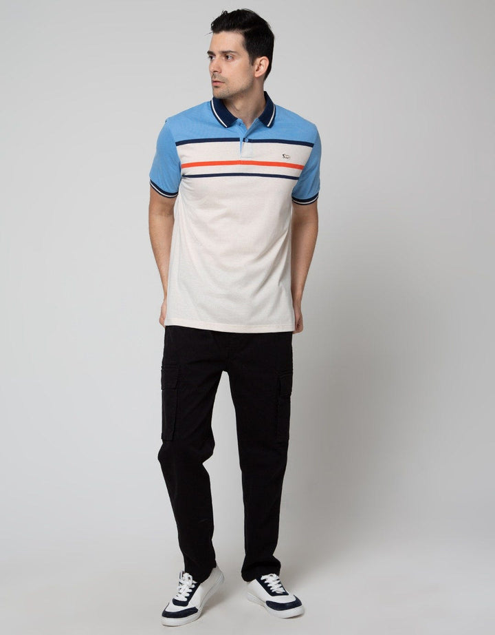 Walrus Kaos Polo Salur Stripe Pria