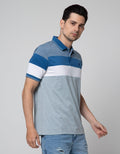 Walrus Kaos Polo Salur Stripe Pria