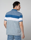 Walrus Kaos Polo Salur Stripe Pria