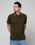 Walrus Contrast Stripe Polo Shirt 04 Men