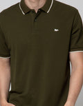 Walrus Contrast Stripe Polo Shirt 04 Men