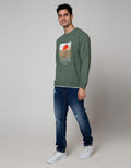 Details Sweatshirt Jumper Round Neck