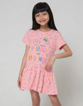 Little M Sparkle Rainbow Dress Anak Perempuan