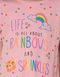 Little M Sparkle Rainbow Dress Anak Perempuan