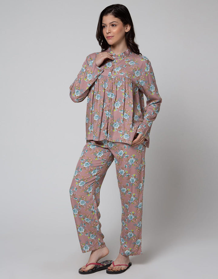 St. Yves Aster Print Piyama Wanita