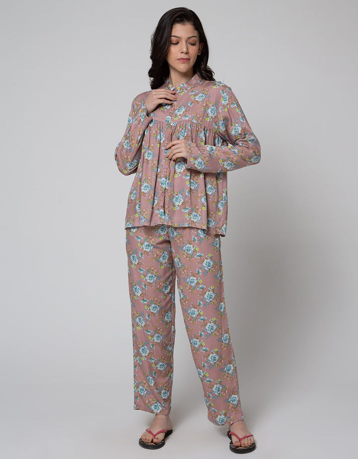 St. Yves Aster Print Piyama Wanita