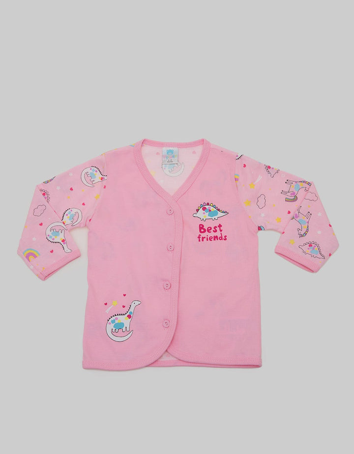 Pipiniko Long Sleeve T-Shirt Baju Panjang Rainbow Dino