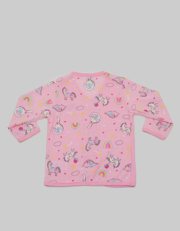 Pipiniko Long Sleeve T-Shirt Baju Panjang Rainbow Dino