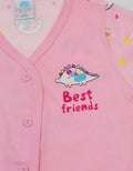 Pipiniko Long Sleeve T-Shirt Baju Panjang Rainbow Dino