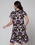 St. Yves Aster Rustic Short Sleeve Midi Dress