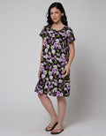St. Yves Aster Rustic Short Sleeve Midi Dress
