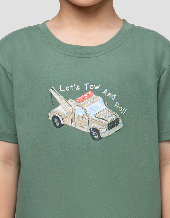 LITTLE M LETS TOW AND ROLL PAKAIAN SETELAN ANAK LAKI-LAKI