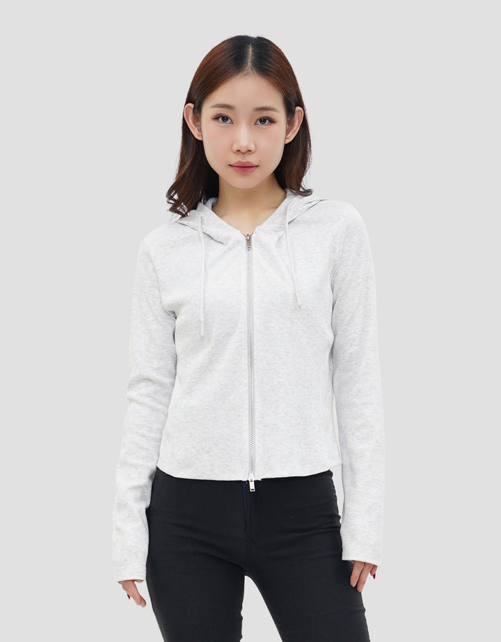 NEVADA RIB DOUBLE ZIPPER JAKET WANITA