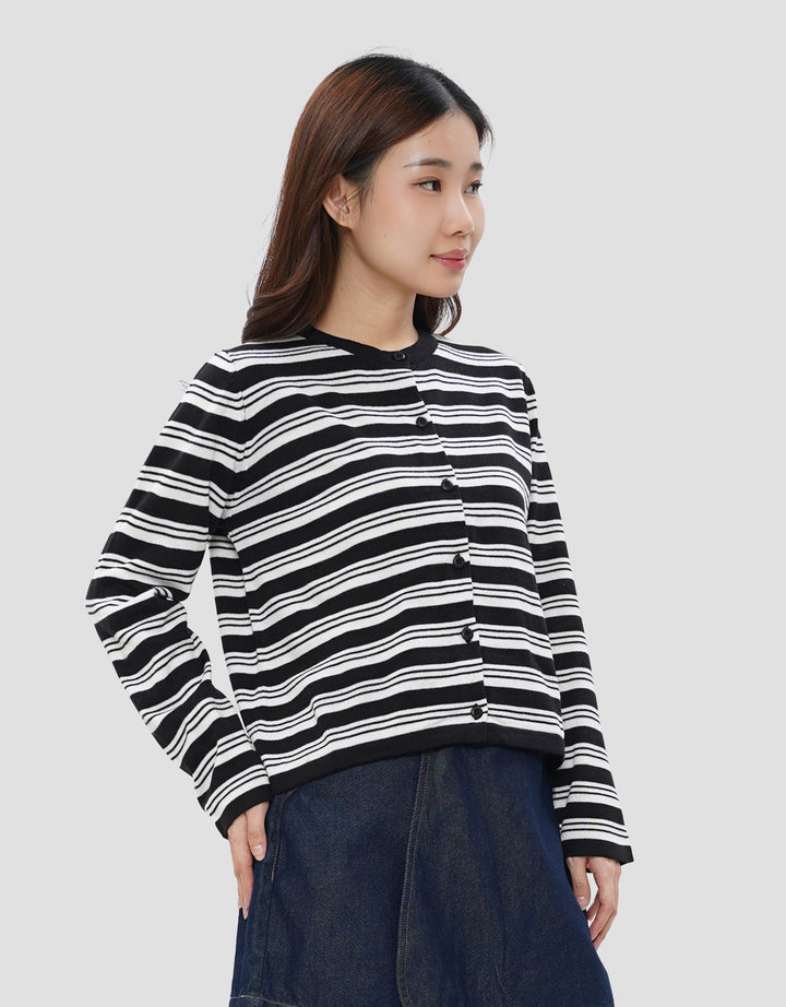NEVADA STRIPE CARDIGAN WANITA