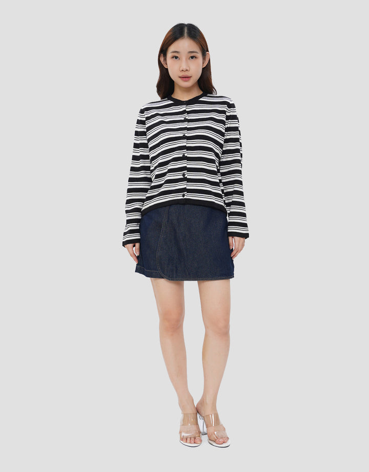 NEVADA STRIPE CARDIGAN WANITA