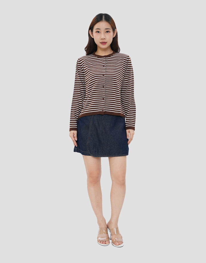 NEVADA STRIPE CARDIGAN WANITA