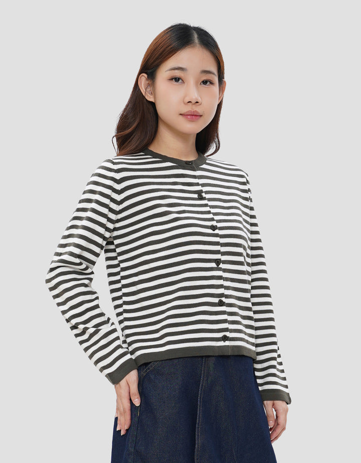 NEVADA STRIPE CARDIGAN WANITA