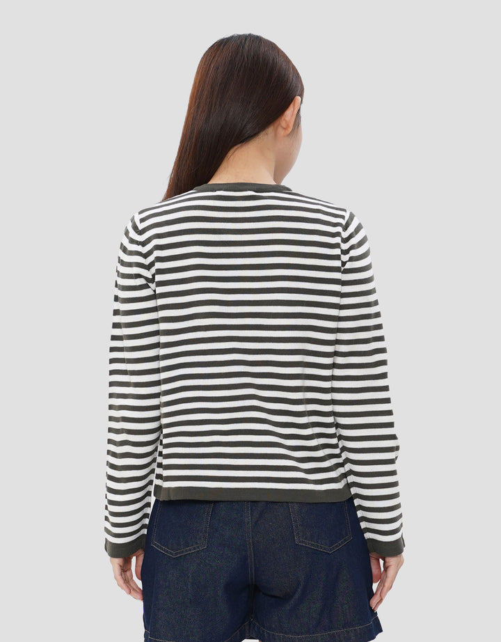 NEVADA STRIPE CARDIGAN WANITA