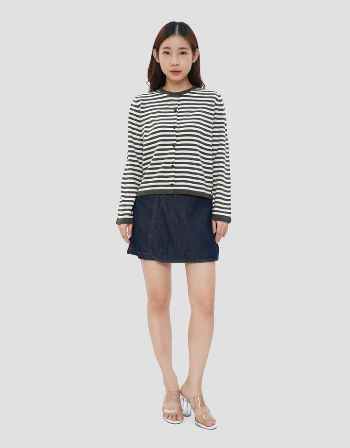 NEVADA STRIPE CARDIGAN WANITA