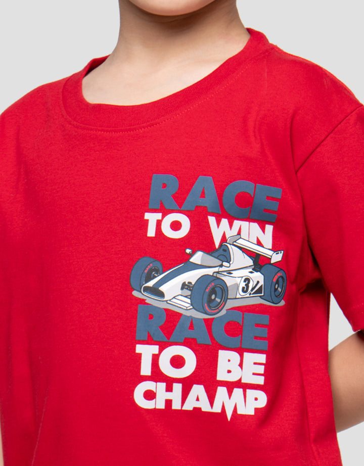 LITTLE M RACE TO WIN KAOS ANAK LAKI-LAKI