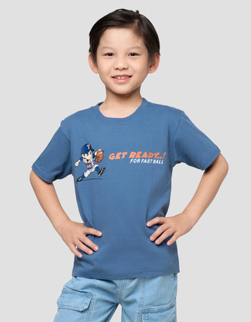 LITTLE M GET READY PRINT KAOS ANAK LAKI-LAKI