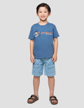 LITTLE M GET READY PRINT KAOS ANAK LAKI-LAKI