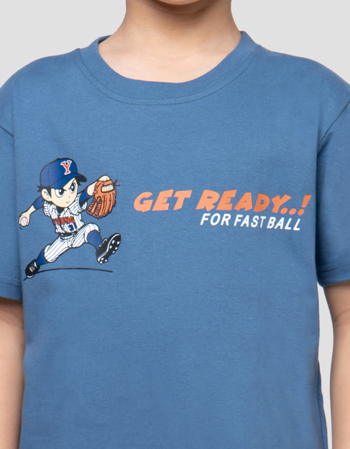 LITTLE M GET READY PRINT KAOS ANAK LAKI-LAKI