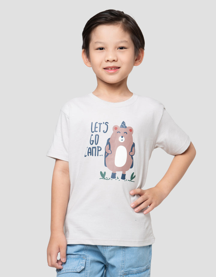 LITTLE M LETS GO CAMP KAOS ANAK LAKI-LAKI
