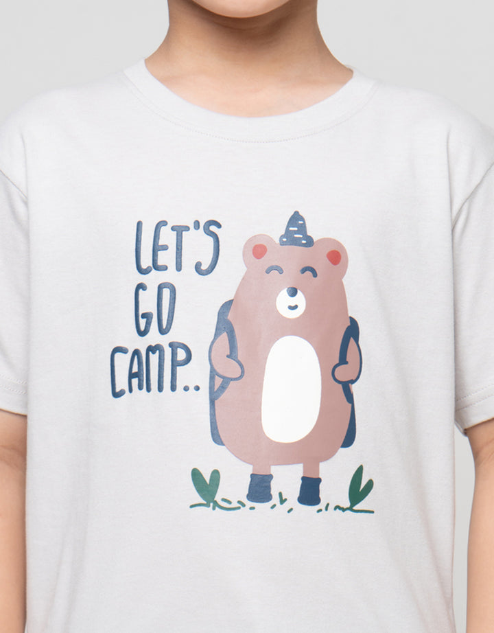 LITTLE M LETS GO CAMP KAOS ANAK LAKI-LAKI