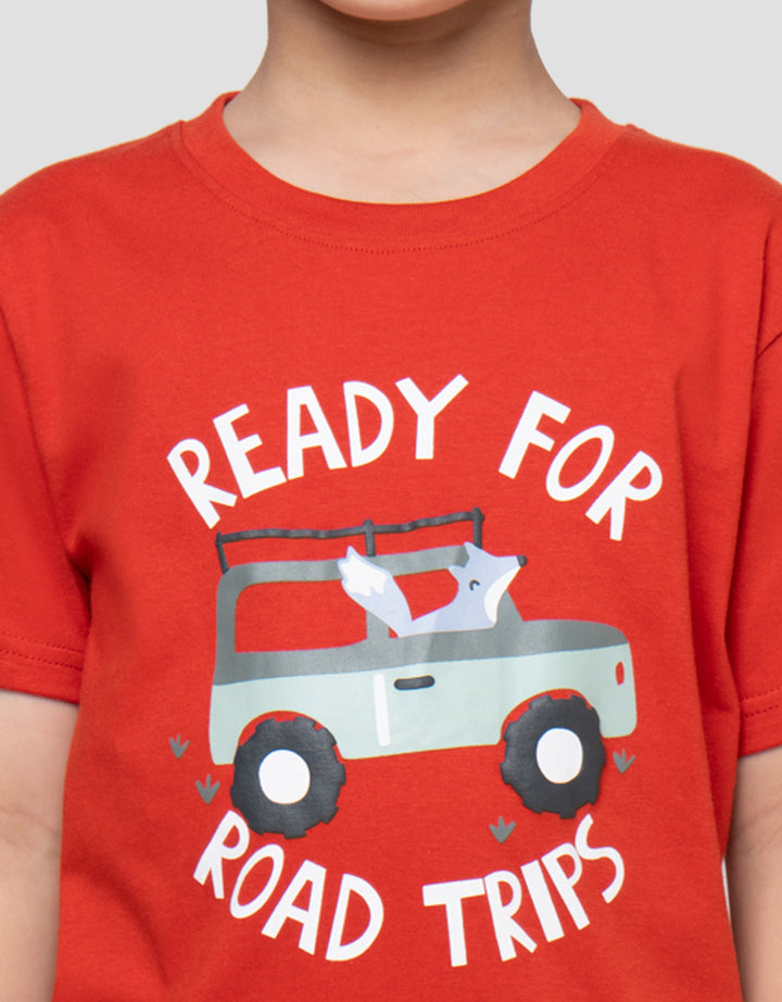 LITTLE M READY FOR ROAD TRIP KAOS ANAK LAKI-LAKI